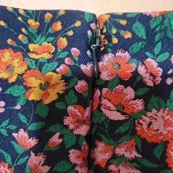 J CREW L2593 NWOT size 00 Stunning HTF  Botanic Jacquard Mayapple Sheath Dress - Picture 10 of 10